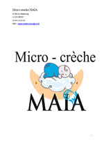 Préinscription micro crèche MAIA